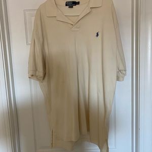 Tan polo shirt